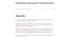 Desktop Screenshot of benjaminasmith.com